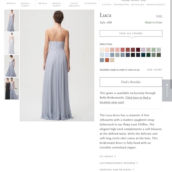 NWT Jenny Yoo - Picture 2 of 6